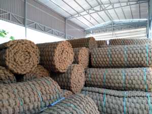 Usine de fabrication de tapis en fibre de coco du Vietnam, offrant une texture de fibres dense et une construction solide pour les acheteurs en gros - Product Image 2