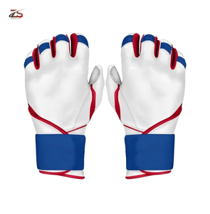 Guantes de bateo de béisbol para hombre de la mejor calidad, logotipo personalizado, diseño de cuero transpirable para Catcher, uso al aire libre, guantes deportivos con pelota - Product Image 6