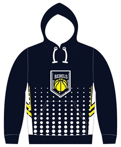 เสื้อมีฮู้ดพิมพ์ซับลิเมชันสำหรับผู้ชายผ้าโพลีเอสเตอร์ออกใหม่ตามสั่ง - Product Image 2