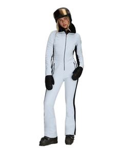 Combinaisons de ski imperméables à capuche sans plumes 100 % polyester pour hommes et femmes, épaisses et chaudes pour l'hiver et l'alpinisme - Product Image 2