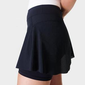 Custom High <b>Waist</b> <b>Elastic</b> Athletic Cotton Sport Mini Tennis <b>Skirt</b> for Women with Natural Waistline Maternity Style - Product Image 3