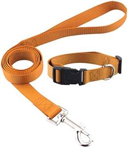 Correas ajustables Breakaway Comfort Colores sólidos Redondo Plaiin Nylon Pet Dog Cat Collar con collares de hebilla a presión rápida - Product Image 6