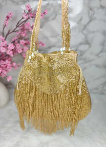 Bolso bordado hecho a mano Zari Work, bordado indio, último diseño, bolso de boda para mujer, superventas en Qatar, Dubái, por artesanía de lujo - Product Image 3