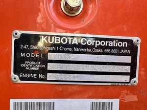 Mini excavatrice KX033-4 Kubota utilisée avec des composants de base Boîte de vitesse de pompe à moteur - Product Image 2