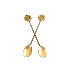 Cuillère en laiton élégante, prix abordable, style moderne, cuillère de service en laiton pour la cuisine et la table, cuillère en laiton au meilleur design - Product Image 5