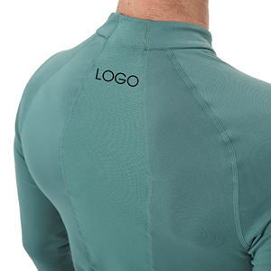 2023 nueva moda de alta calidad 100% poliéster compresión capa Base camisas para hombres equitación ecuestre - Product Image 6