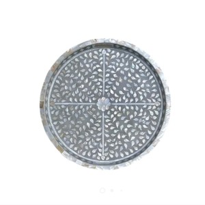 Bandeja de madre perla India, de gran aspecto decoración especial de Ramadán, decoración de madera con Material de resina, soporte Bakhoor disponible - Product Image 1