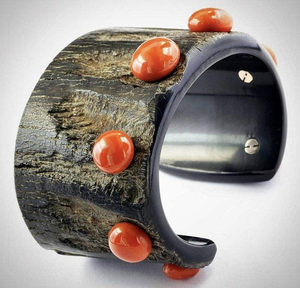 Precio al por mayor Cuerno de moda Joyería de mano Mejor calidad Cuerno real Brazalete Cuerno antiguo Joyería por Artesanías de lujo - Product Image 6