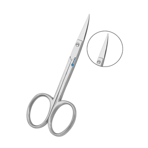 Professionnel personnalisé femmes hommes incurvé en acier inoxydable beauté sourcil coupe de cheveux manucure cuticule ciseaux à ongles - Product Image 2