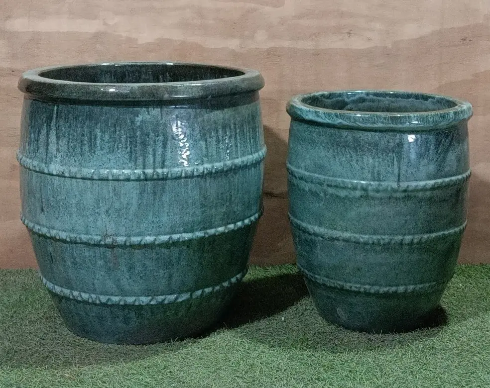 New model ceramic glazed outdoor pots