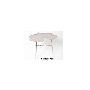 Table d'appoint et basse décorative en métal de qualité supérieure au design étonnant, abat-jour mélangé de couleur dorée et noire, meubles faits à la main - Product Image 5