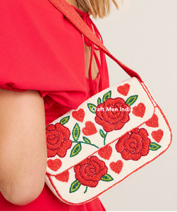 กระเป๋าถือสะพายไหล่ผู้หญิงลายเรขาคณิต ดีไซน์หรูหรา แฟชั่น ประดับมุก งานปาร์ตี้ งานกลางคืน ขนาดสั่งทำได้ ฤดูใบไม้ร่วง แบบเดี่ยว - Product Image 3