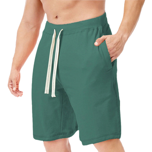 Pantalones cortos atléticos para correr para hombre, pantalones cortos de chándal de algodón 100%, ropa informal, joggers de moda, pantalones cortos holgados para gimnasio y Fitness para hombre - Product Image 3
