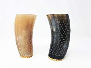 Rustic Horn <b>Mug</b> Handmade Natural Drinking Tankard for Beer Coffee and Traditional Bar Decor - Product Image 3