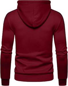 เสื้อฮู้ดแท้ปรับแต่งได้เหมาะสำหรับเดินบนถนนหรือสวมใส่สบายมีหลายสี - Product Image 3