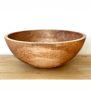 Tazón de Madera para Frutas, Pasta o Otros Alimentos, Hecho a Mano con Madera Natural, Acabado Sostenible, Venta al por Mayor - Product Image 1