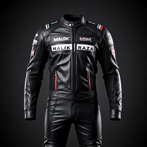Cuero de carreras de cuero de vaca de alta calidad, personalización completa, forro de cordura, deslizadores de rodilla externos, durabilidad garantizada - Product Image 6