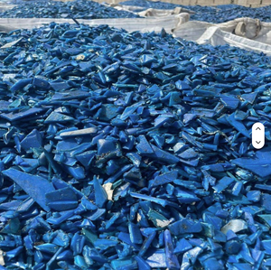 Lascas de Tambor de HDPE Reciclado, Color Azul, Residuos de Plástico de Polietileno de Alta Densidad - Product Image 3