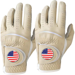 Article Tendance Gants de golf en cuir de chèvre personnalisés de haute qualité pour hommes Gants de sport en matériau durable aux normes internationales - Product Image 1