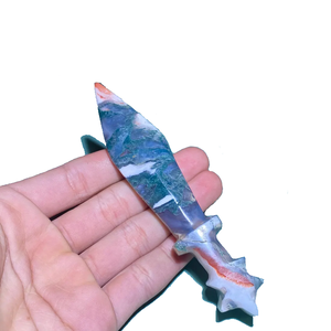 มีดกริชคริสตัลโมรามอสคริสตัลแกะสลักด้วยมือของขวัญเทศกาลหินคริสตัลหัตถกรรมสำหรับตกแต่งบ้านขายส่ง - Product Image 4