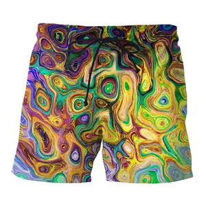 Lightweight Men's Sublimation Printed Gym <b>Shorts</b> Quick Dry Breathable Elastic Waist Custom Colors High Quality Wholesale - Product Image 3