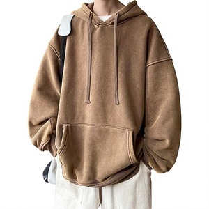 Sudadera con Capucha Extra Grande para Mujer, con Logotipo Personalizado, Felpa de Algodón, Bordado, Impresión Gráfica, Diseño Informal, Ajuste Holgado - Product Image 5