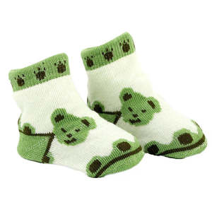 Newborn <b>Booties</b> - Green - Product Image 2