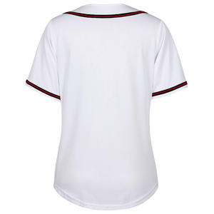 Camiseta de béisbol elástica, ropa deportiva con logotipo personalizado, camiseta de béisbol de secado rápido cómoda de la mejor calidad para mujer - Product Image 2