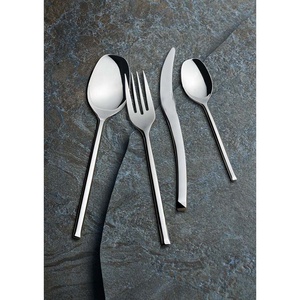 Ensemble de couverts en métal de haute qualité avec poignée rustique noire en acier inoxydable avec poignée noire unique faite à la main pour la maison - Product Image 1