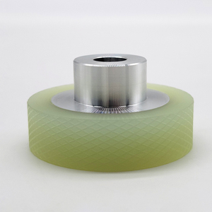 Roue de compteur d'encodeur, roue de mesure de longueur, roue synchrone, chariot en polyuréthane, circonférence 200mm 300mm avec moletage - Product Image 1