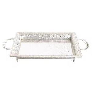 Industrie Tendance Métal Et Cristal Chocolat Plateau Cupcake Plateau Deux Niveaux Plateau Décoratif Plateaux Pour Restaurant - Product Image 5