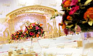 Nouveau double pilier en bois Mandap Design moderne Double pilier en bois Mandap ensemble mariage indien en bois sculpté Mandap - Product Image 3