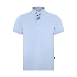 Manches courtes à séchage rapide pour hommes pour polo Tissu jersey confort toute la journée avec col et poignets en tricot plat OEM/ODM accepté - Product Image 4