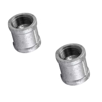 Raccord de tuyauterie robuste en fonte malléable peint noir avec filetage NPT pour système d'irrigation, de climatisation et d'incendie