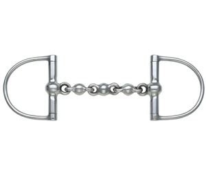 Veterinaria en forma de D Waterford mejilla boca Snaffle Bit pulido suave boquilla montar caballos todos los caballos Snaffle Bits disponibles - Product Image 6