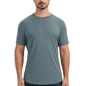 Quantité minimale de commande bas sur mesure couleur unie respirant grande taille hommes t-shirt/dernier Style de mode ajusté hommes grande taille t-shirt pour homme - Product Image 1