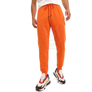 Pantalon de jogging pour homme en mélange polyester/coton, confortable, décontracté, pour l'entraînement, taille mi-haute, lavage foncé, léger, coupe droite, service OEM - Product Image 1