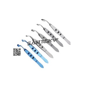 Pinzas de Capsulorrexis Estilo Ultrata, de Titanio y Acero Inoxidable, Instrumentos Quirúrgicos Oftálmicos Manuales, con Certificación CE - Product Image 3