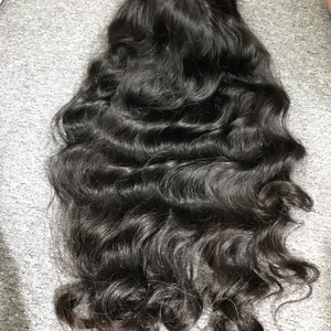 Extensiones humanas rizadas onduladas naturales Supe doble dibujado sin químicos - Product Image 4