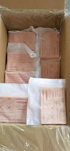 Pinzas de Acero Inoxidable Duraderas, Fuente de Energía Manual, Clase I, Almohadilla de Práctica de Sutura, Material de Silicona Resistente a Desgarros para - Product Image 2