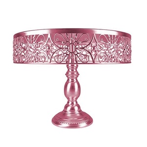 Elegant Design Wedding Parties <b>Cake</b> <b>Server</b> Metal In Golden Finishing With 3 tier Stand For Tableware Decoration Accessories - Product Image 2