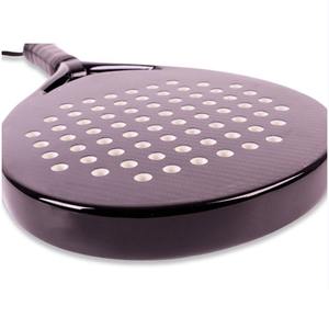 Raquette de padel en diamant professionnelle OEM, haute qualité, fibre de carbone 12K, nouveau design, noyau en nid d'abeille pour l'entraînement, nouvelle arrivée, vente en gros - Product Image 4