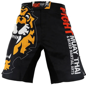 Shorts imprimés personnalisés de tigre de Muay Thai de MMA meilleure qualité shorts de vêtements de fitness de Jiu Jitsu shorts d'entraînement d'arts martiaux en gros - Product Image 6