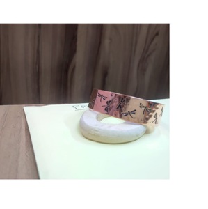 Bracelet en cuivre fait main personnalisé, vintage, avec gravure de paysage de camping en plein air, bracelet personnalisé en cuivre pour hommes et femmes - Product Image 6