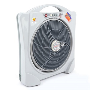 Interruptor oscilante Tres paletas giratorias Montado en la pared Eléctrico Premium Ventilador de caja cuadrada de 16 pulgadas Fuente de alimentación de alta velocidad Tipo de enchufe de EE. UU. - Product Image 5
