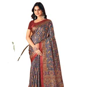 Launched a New Catalog Mishmash Silk Sari for Women Online <b>Sale</b> - Product Image 1