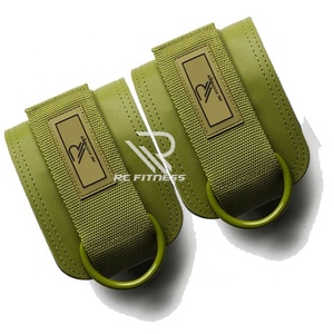 High Quality Adjustable Leather <b>Ankle</b> Straps Professional Protection Buckle Closure for Resistance Band Premium <b>Support</b> - Product Image 6
