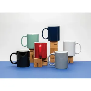 Mug en céramique basique personnalisé de 350 ml pour le merchandising – Catégorie de produits : Tasses en céramique - Product Image 6