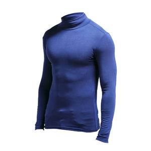 Sous-vêtements thermiques pour homme en col roulé, fin, en modal, pour l'automne et l'hiver, haut à manches longues, ajusté, simple - Product Image 6