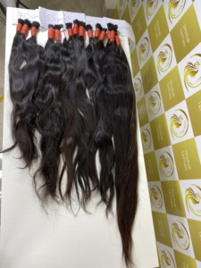 Extensiones de Cabello Humano sin Procesar, Mechones Lisos a Granel, Una Cabeza, Sin Productos Químicos, Vietnamita, 90 cm - Product Image 3